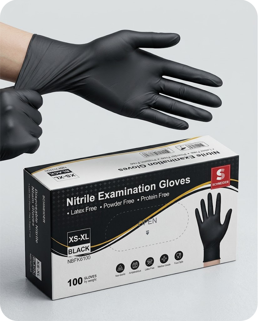 Disposable Gloves - png